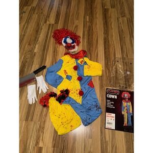 Scary Halloween Costumes Sz Large Kids Clown Boys Girls Creepy Killer Clown‎